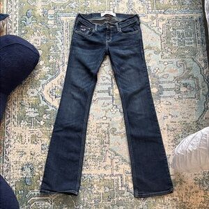 Hollister Dark Denim Boot Cut Women's Jeans (24W 31L)